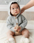 Jamie Kay | Humphrey Knitted Cardigan | Ocean Spray Marle