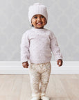 Jamie Kay | Dotty Knit Jumper | Pale Lilac Marle