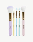Oh Flossy | 5-Piece Rainbow Makeup Brush Set