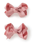 Piggy Tail Hair Clips | Dusty Pink (Pair)