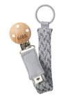 BIBS | Pacifier Clip - Cloud/Iron