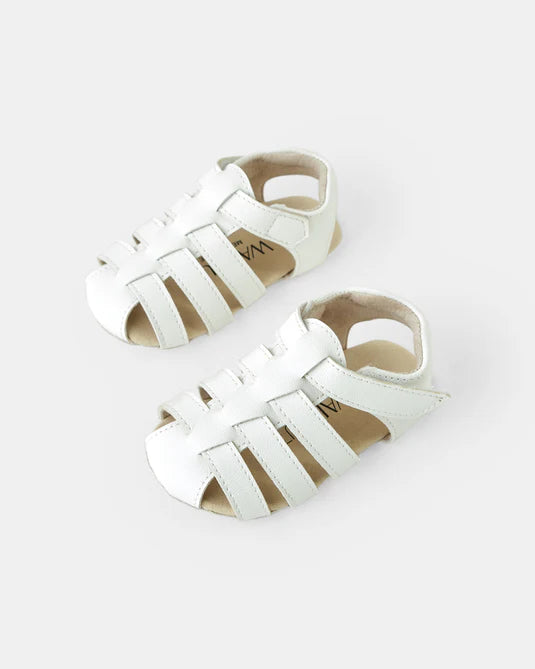 Mini Benson Sandal | White