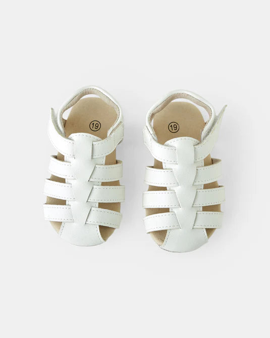 Mini Benson Sandal | White