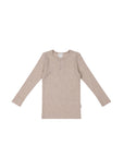 Jamie Kay | Organic Cotton Modal Long Sleeve Henley | Powder Pink Marle