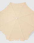 Beach Umbrella | Mango Bay Golden Mustard Stripe