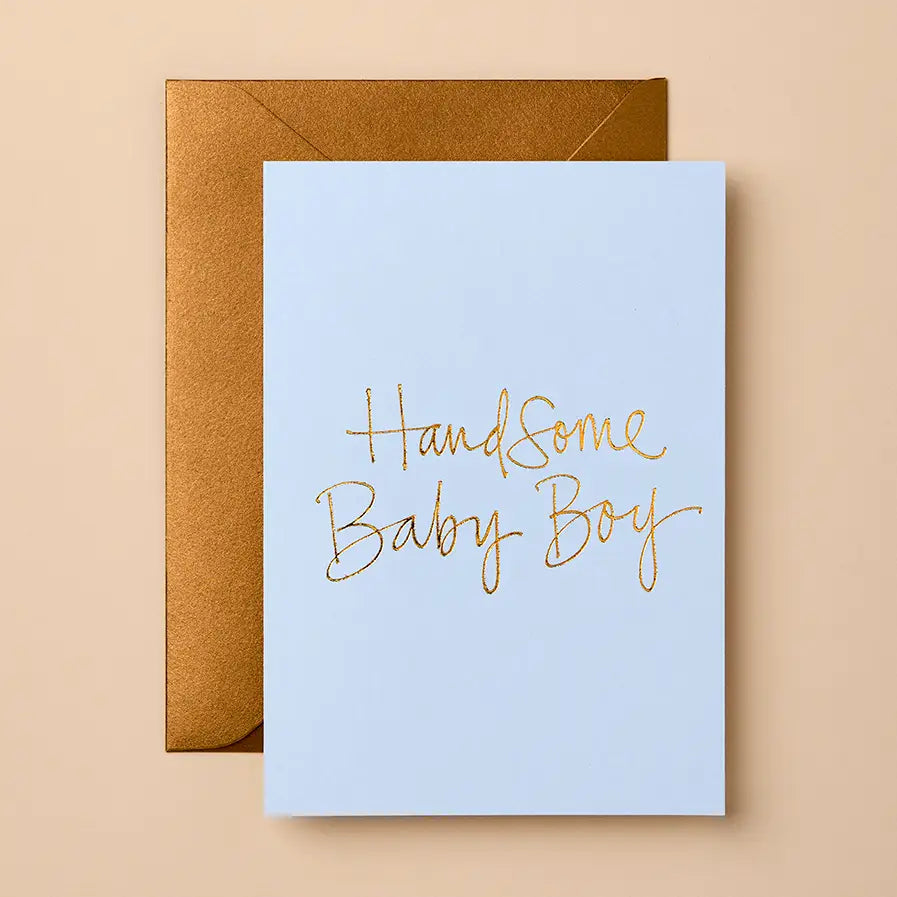 New Baby | Handsome Baby Boy - Azure Blue