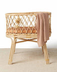 Fitted Bassinet Sheet | Change Pad Cover | Bronze Palm