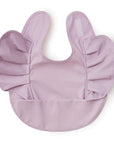 Waterproof Bib | Lavender Frill