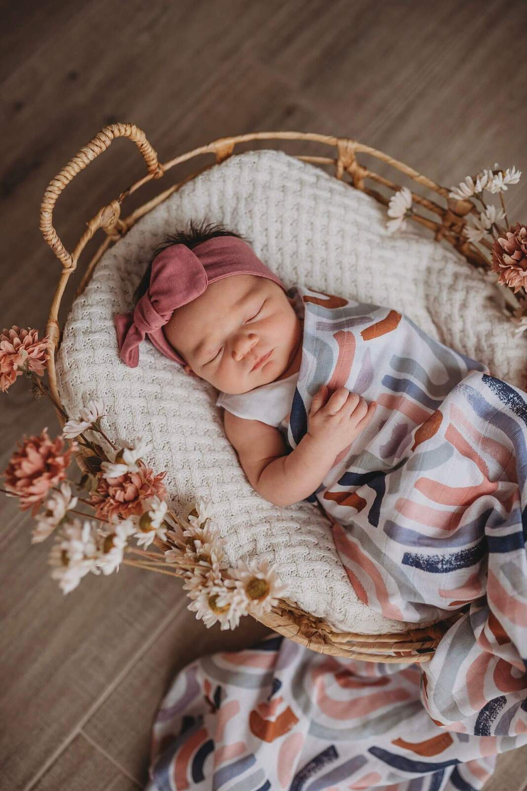 Organic Muslin Wrap | Rainbow Baby