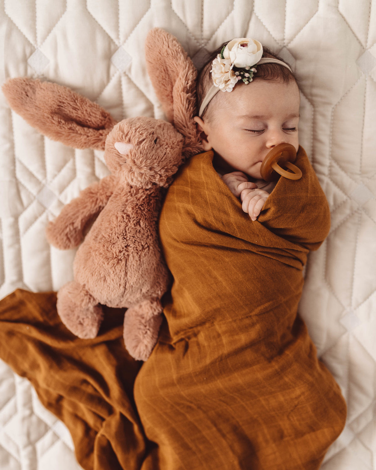 Organic Muslin Wrap | Bronze