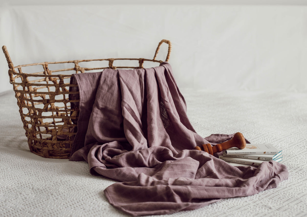 Organic Muslin Wrap | Dusk