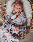 Organic Muslin Wrap | Rainbow Baby